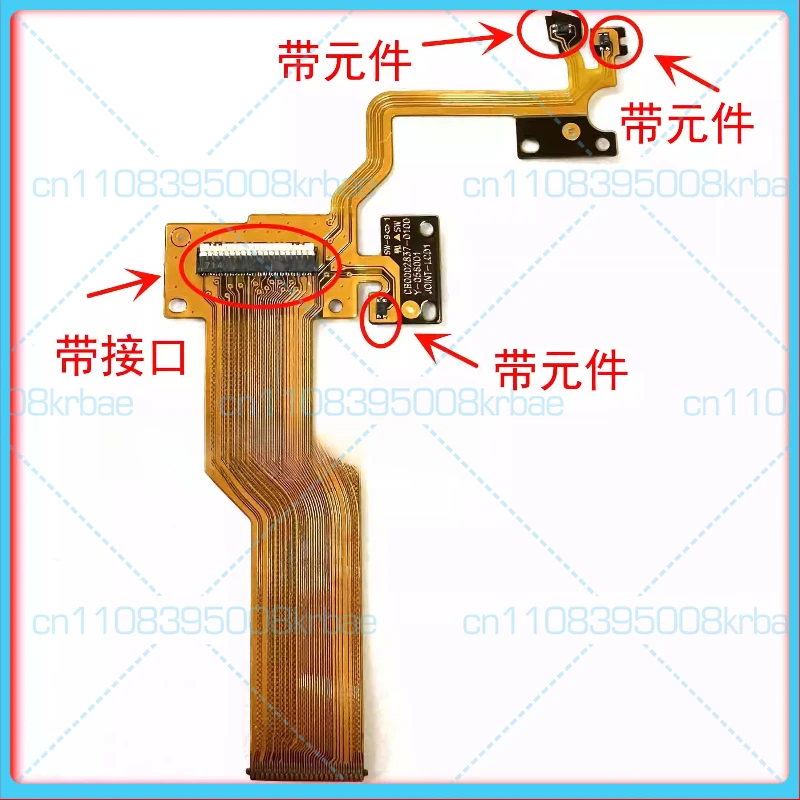 

Для Fujifilm XT4, X-T4, разъем для подключения экрана к материнской плате, задний разъем, соединитель, с контактами