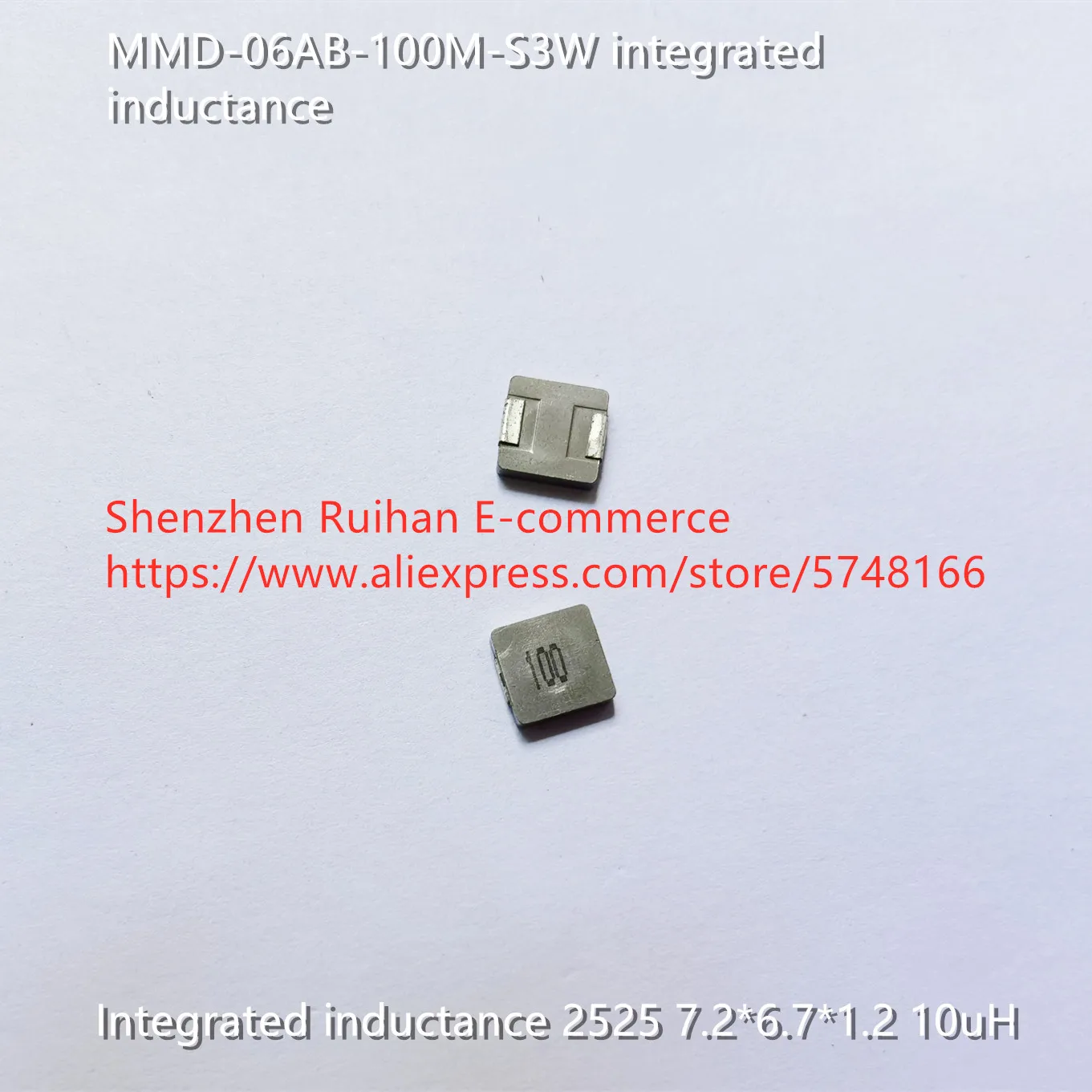 Original new 100% MMD-06AB-100M-S3W integrated inductance 2525 7.2*6.7*1.2 10uH