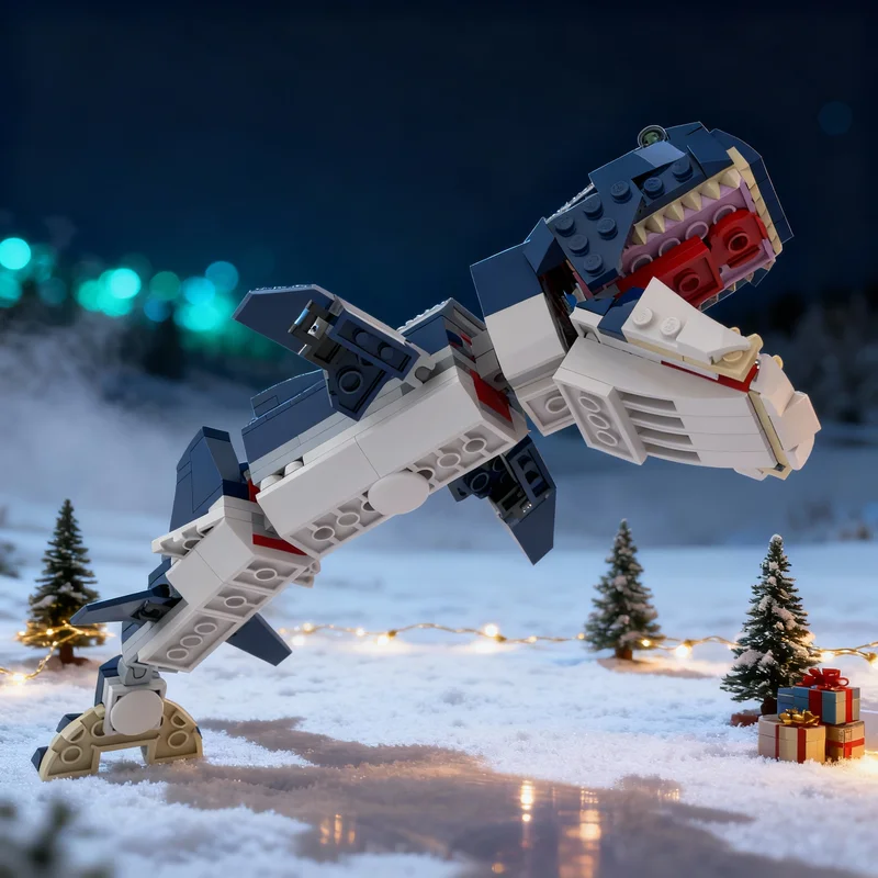 

285 деталей MOC Bloop: Модель глубоководных существ для альтернативной сборки, конструктор, рождественский подарок, игрушка-конструктор для детей