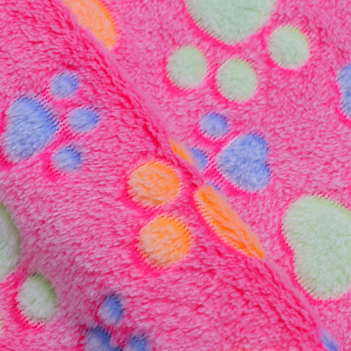 

1Pcs Dog Blanket with Brown Bone Pattern Multi Use As Bed Mat Travel Rug Home Floor Protector Warm Comfort