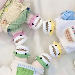 20cm Dress-up Cotton Doll Shark Slippers Doll's Accessories Idol Dolls Shoes Fans Collections Dolls Accessories Cute Gift Toys