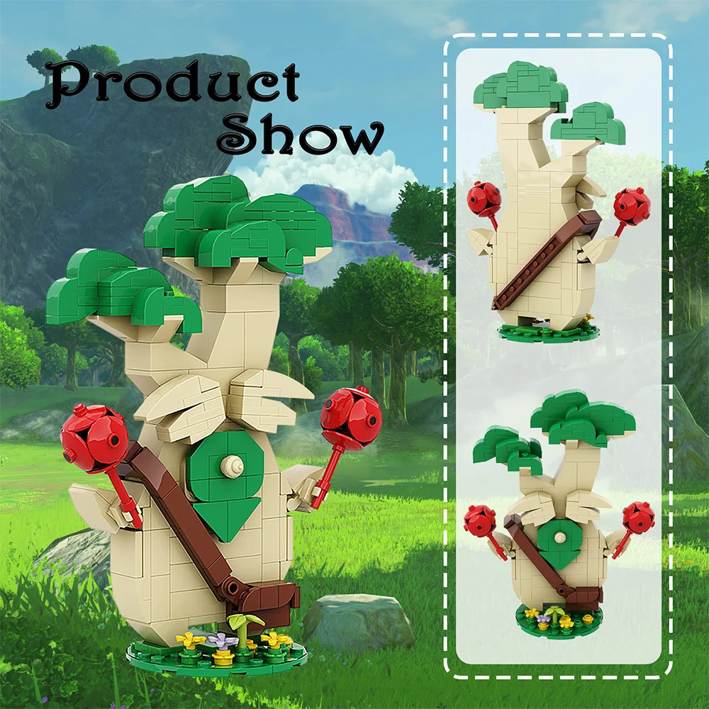 Korok Building Sets for Adults Kids, Yahaha Figure Game Player Collection Creative Building Blocks Model Decorations Toy Gifts