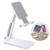 Foldable Desk Mobile Phone Holder Stand For IPhone IPad Xiaomi Adjustable Desktop Tablet Holder Universal Table Cell Phone Stand
