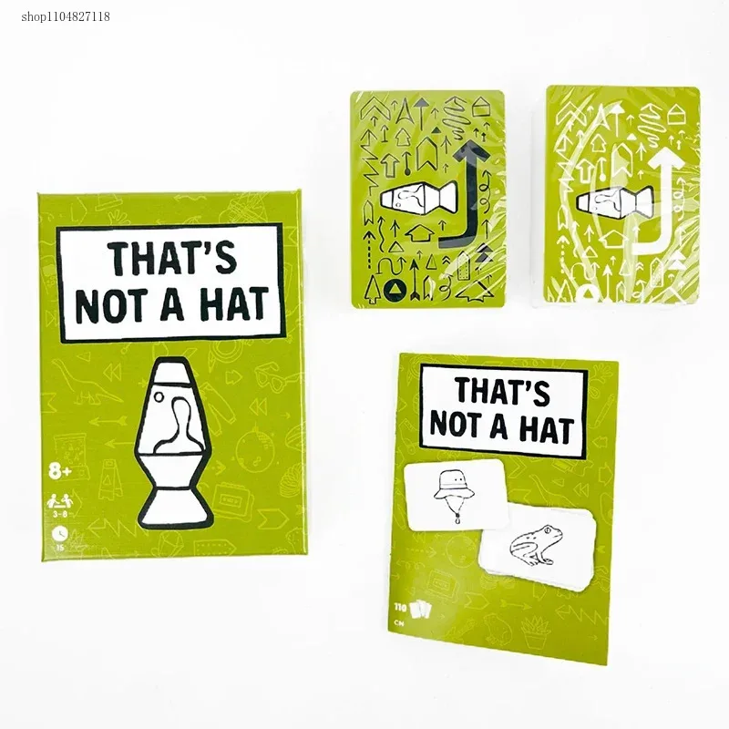 2025Unique That’s Not a Hat Happy Party Game SetTop BoardGame with Basic Extended Card Game, EnglishTabletop Game for3-8 Players