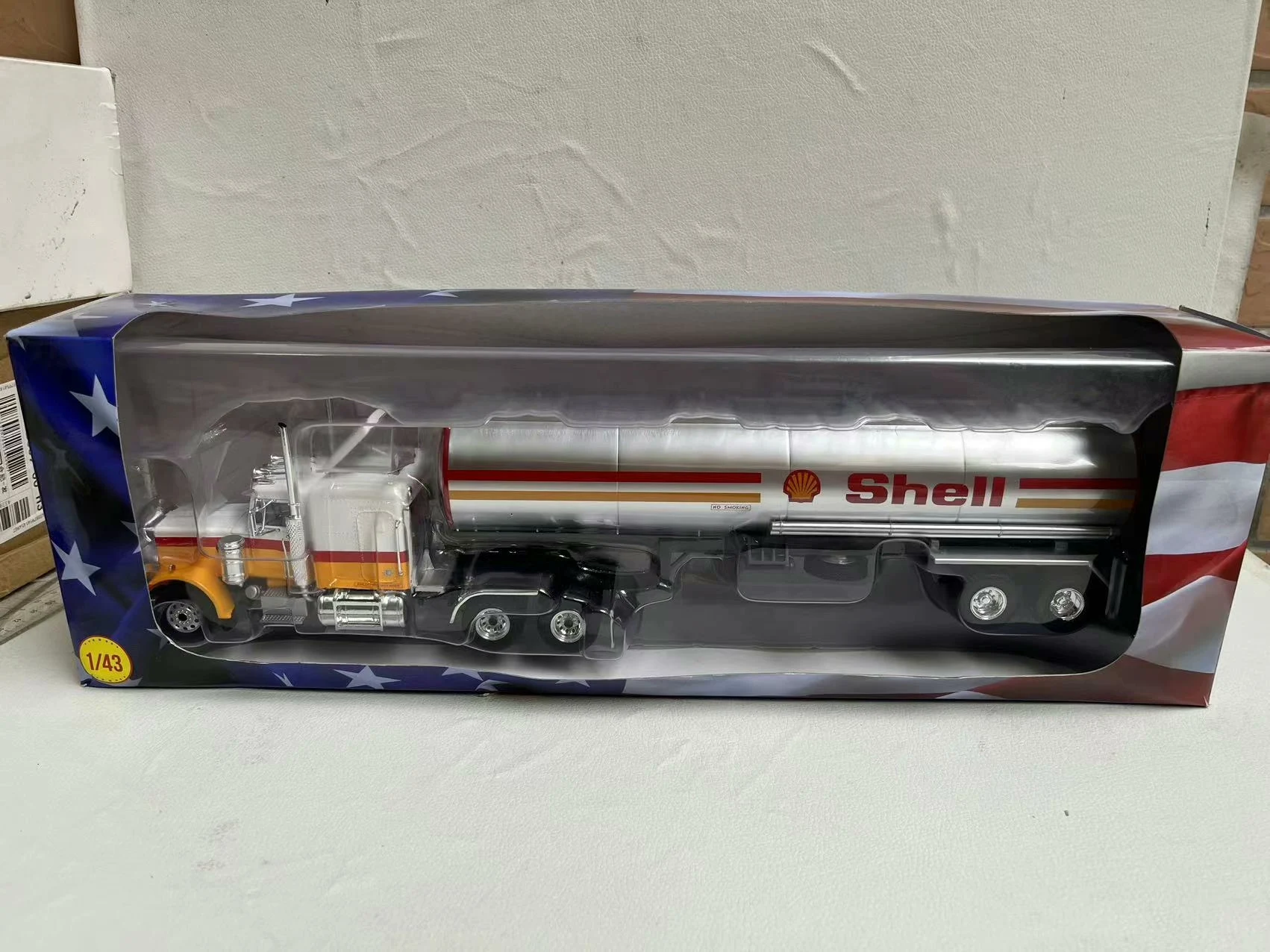 

Diecast IXO 1/43 Scale PETERBILT 359 Front Alloy Oil Tank Plastic U8P7F8 Alloy Car Model