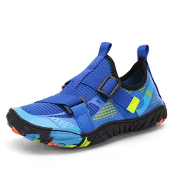 Unisex Outdoor Wading Sneakers Quick Dry Aqua Shoes for Men Women Breathable Elastic Stream Trekking Shoes Size 35-46