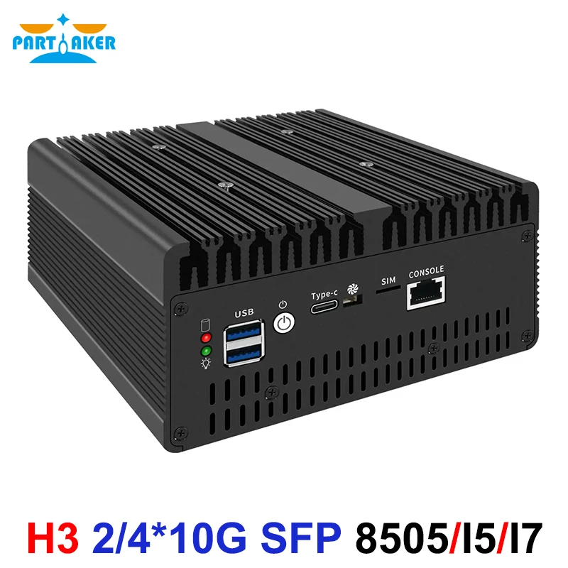 13th Gen Firewall Mini PC Core I7 13620H I5 13420H 10G SFP 4x2.5G Nics 2*DDR5 5G SIM Industrial Mini PC Computer Server OPNsense