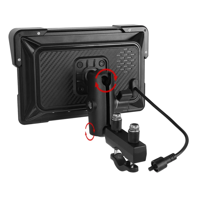 Motorcycle DVR Navigation Screen Carplay Android Auto Screen Bluetooth Wifi Screen-T61C