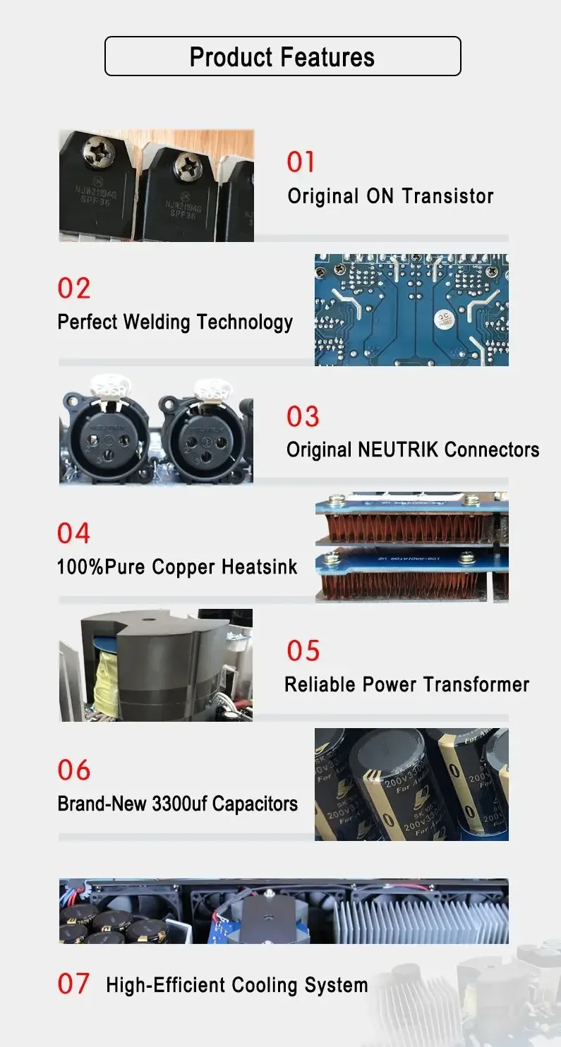 HT-10Q Sanway 4-канальный усилитель мощности для домашнего кинотеатра Pa