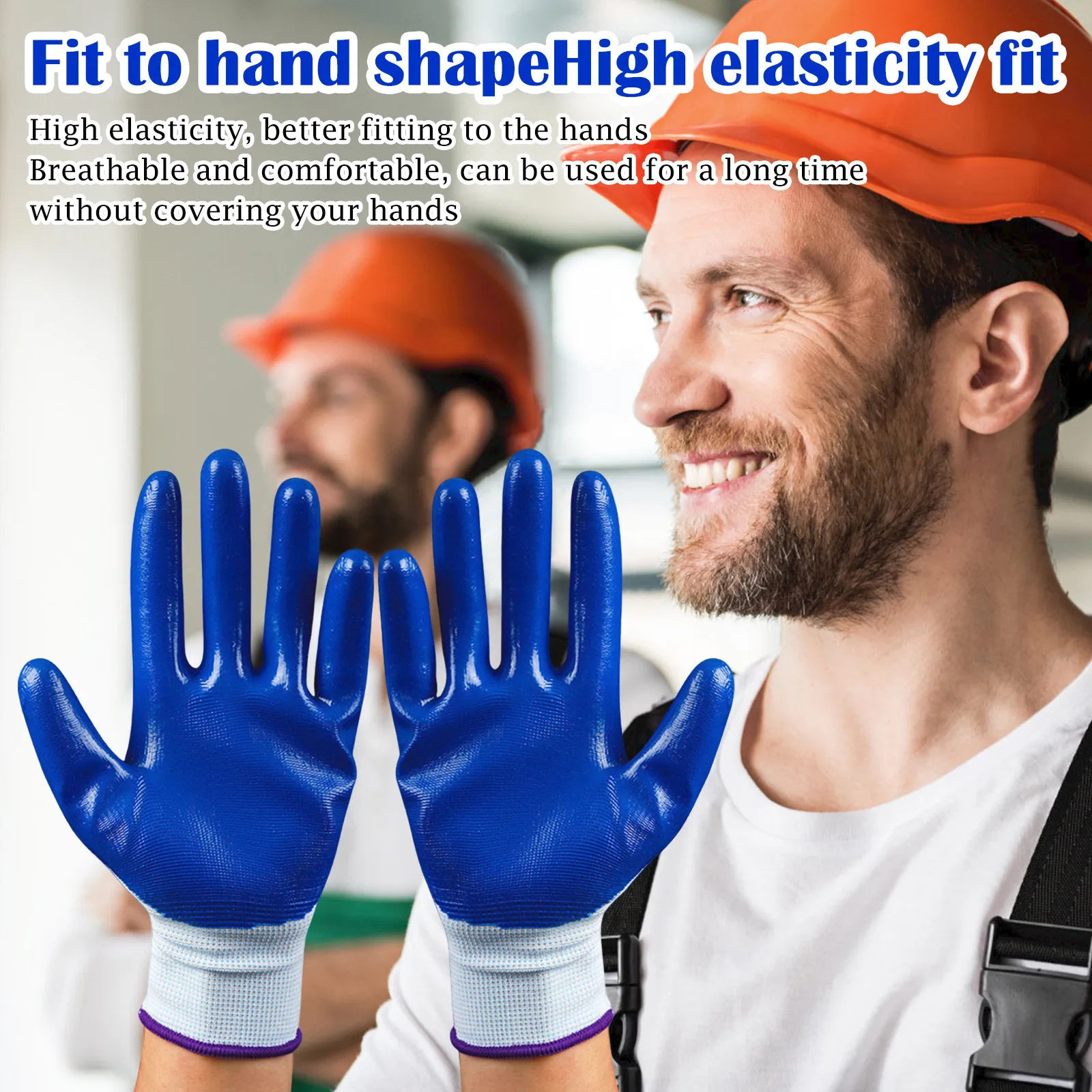 

1 Pair Multipurpose Gardening Gloves Stab-proof Waterproof Cut Proof Outdoor Portable Garden Safety Non-slip Labor Gloves