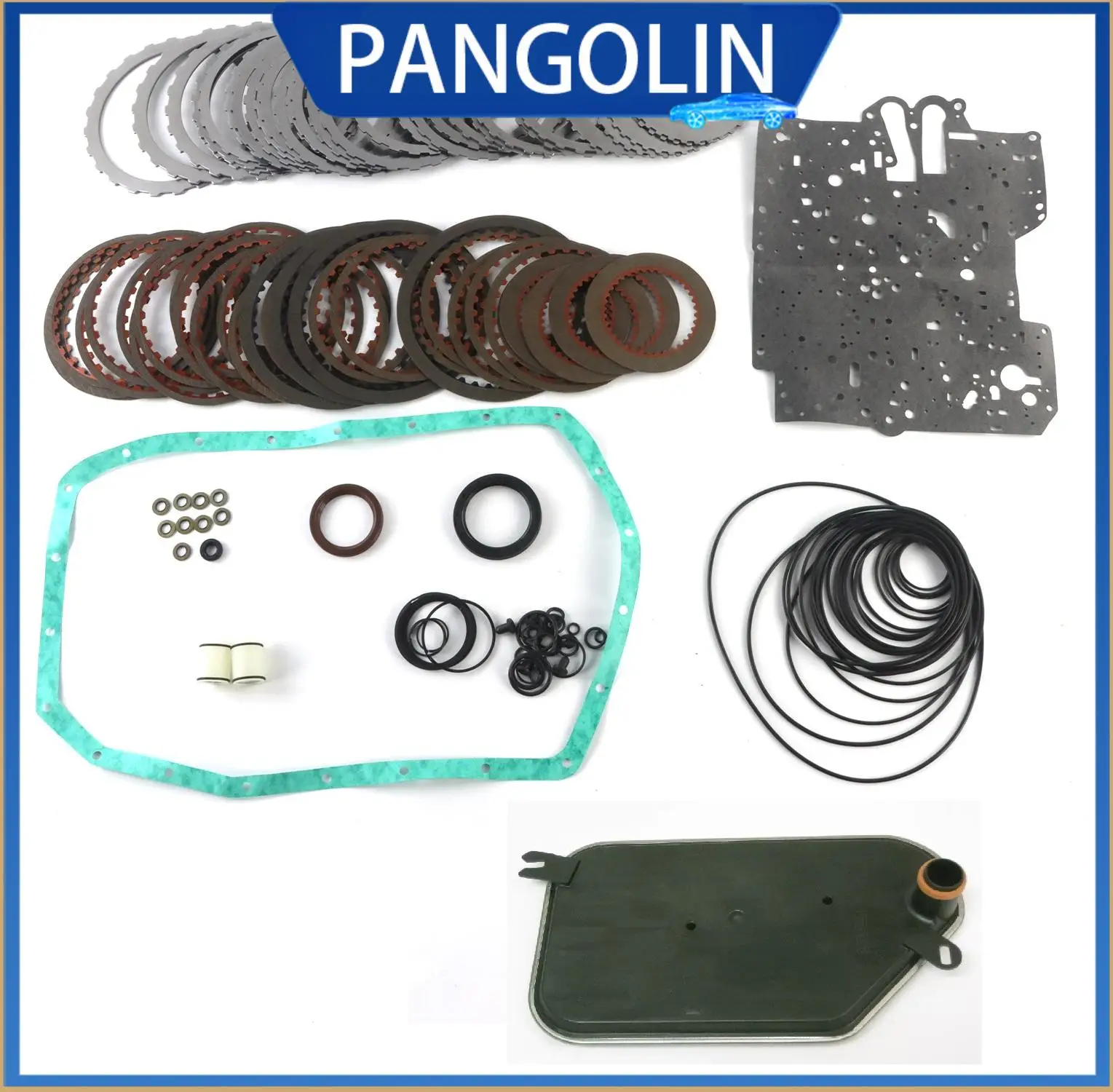 

PANGOLIN PANGOLIN 5-Speed Transmission Master Rebuild Overhaul Kit and Filter for 95-ON 3 Series 5 Series 01V 5HP19 Transmission
