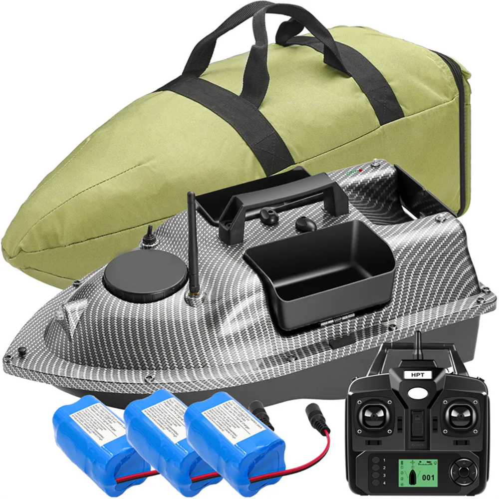 500M GPS Visaas Boot met 3 Hoppers Draadloze Sonar Sensor Fishfinder Afstandsbediening Lokken Karper Haak Aas Carry Speedboot
