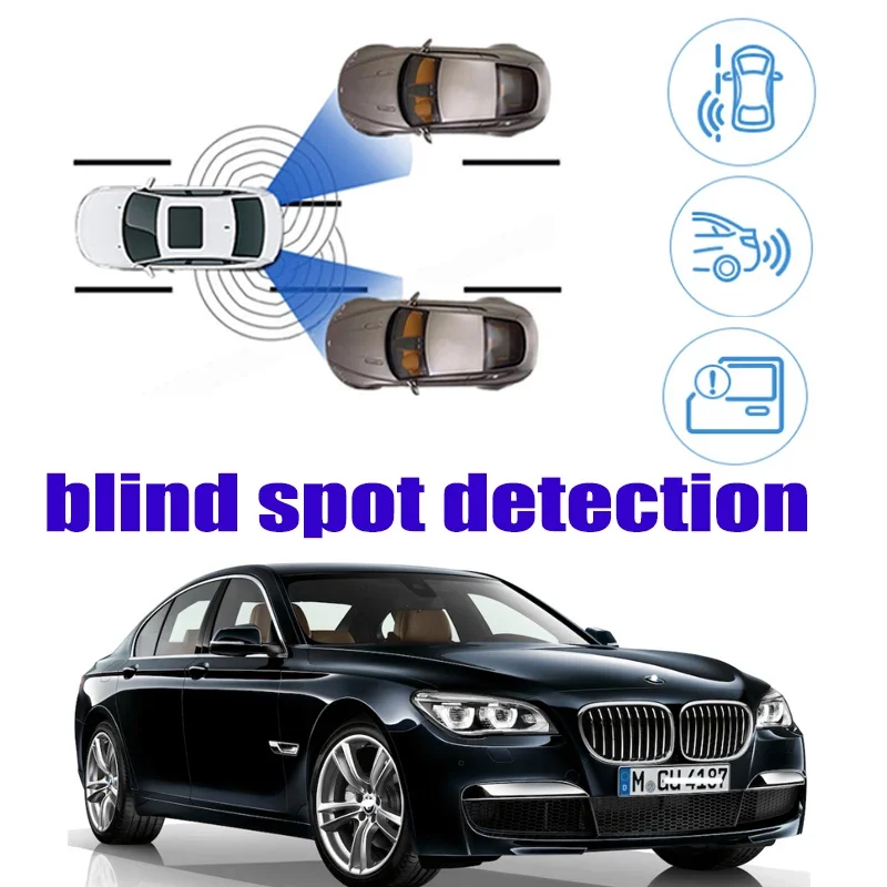 For BMW 7 F01 F02 F03 F04 2008~15 Car BSD BSA BSM Blind Area Spot Warning Safety Drive Alert Mirror Rear Radar Detection System