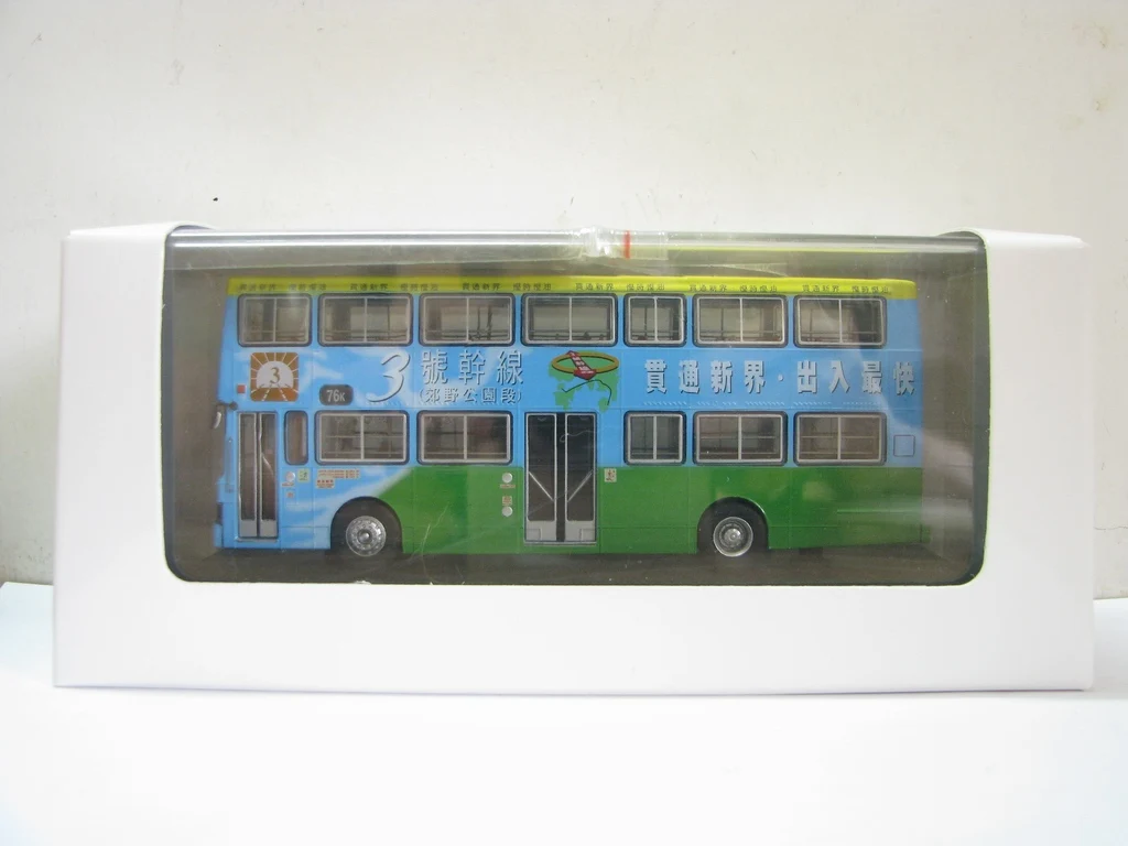 

Diecast 1:76 Scale Hong Kong KMB Double-decker BENZ-Benz O305 Bus Yuen Long (West) 76K Alloy Car Model Collectible Toy Gift