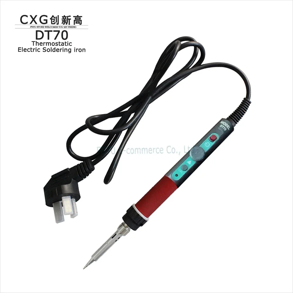 CXG DT70 Adjustable 70W Ceramic Heater Thermostat Welding Solder Station Tool Thermostat Soldering Iron Soldering Station