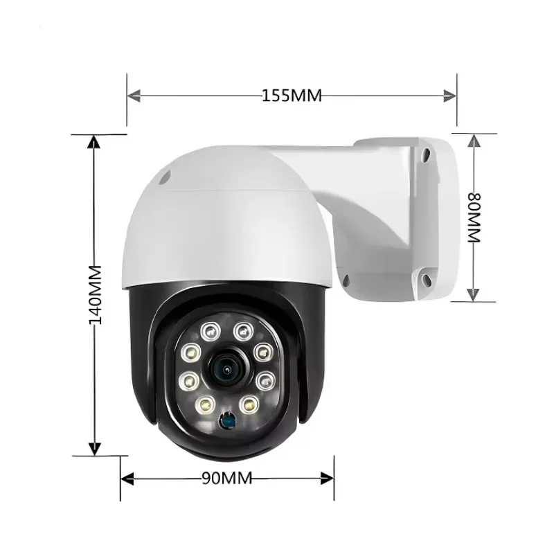 8mp 4k ptz dome poe sistema de câmera de segurança 4 canais dvr nvr 4ch rastreamento de movimento humano visão noturna kit sistema de câmera cctv