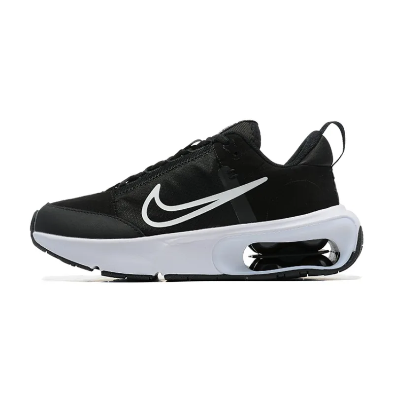 

Nike Air Max Intrlk Men Women Black White Simple Fashion Mesh Lightweight Cushioned Non-slip Durable Comfortable Running Shoes