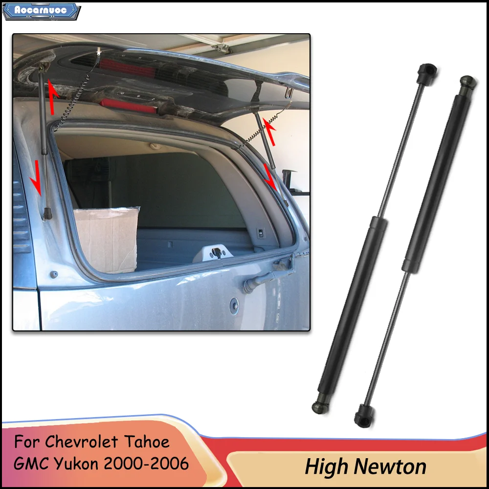 لسيارة شيفروليه سوبربان تاهو جي إم سي يوكون 2000-2006 2 قطعة باب السيارة الخلفي زجاج النافذة رفع دعم الربيع امتصاص الصدمات دعامات الغاز