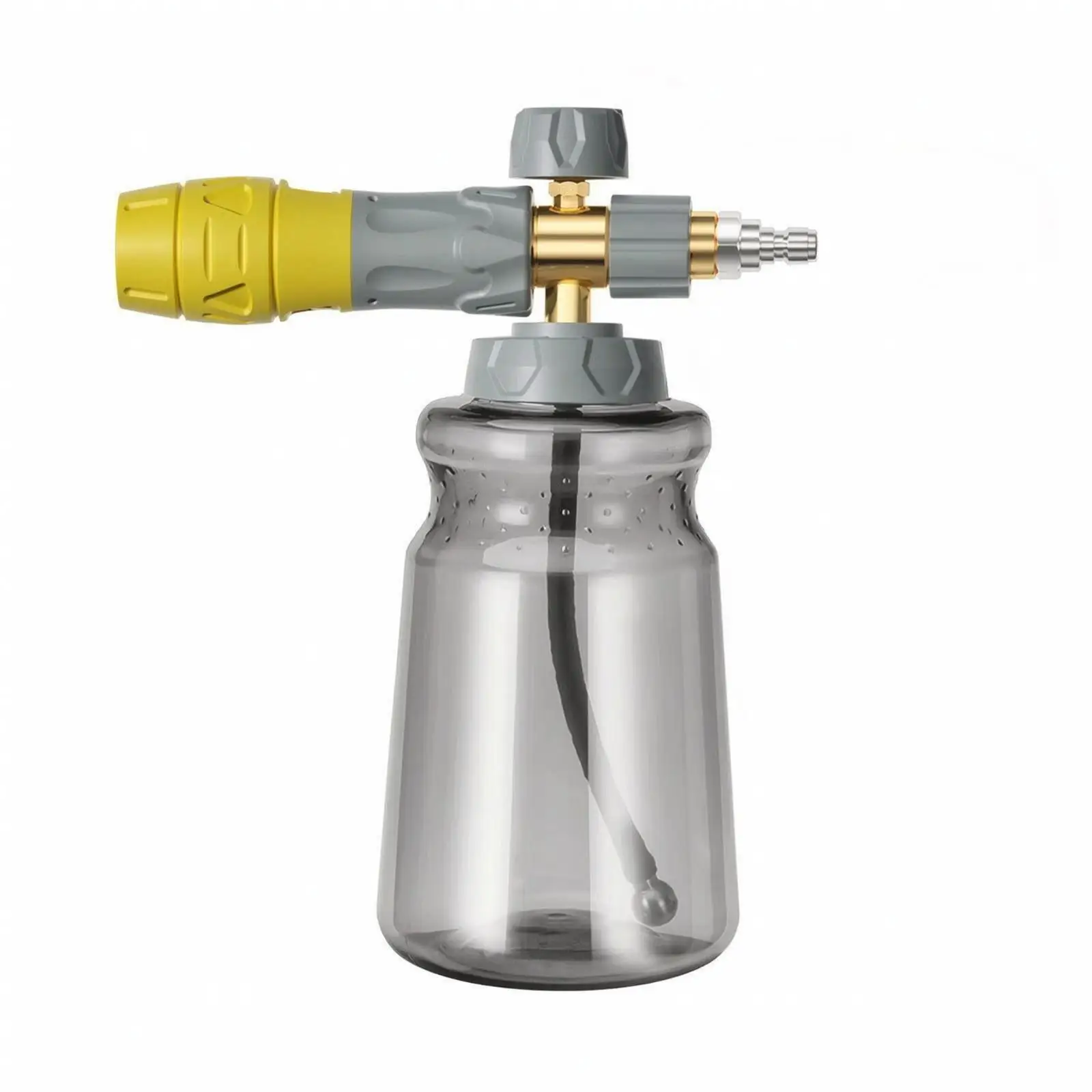 Cleaning Tool Heavy-Duty Car Wash Foam Foam Launcher with Transparent Bottle Stainless Steel Foam Foam Launcher with Quick