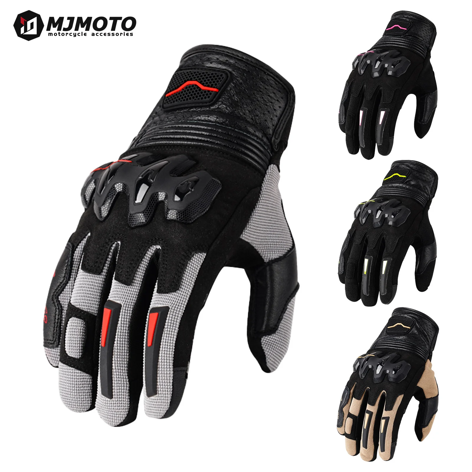 

Summer Riding Gloves Motorcycle Gloves Men Women Breathable Motocross Gloves Hard Shell Protective Off-road Racing Gloves XS-XXL