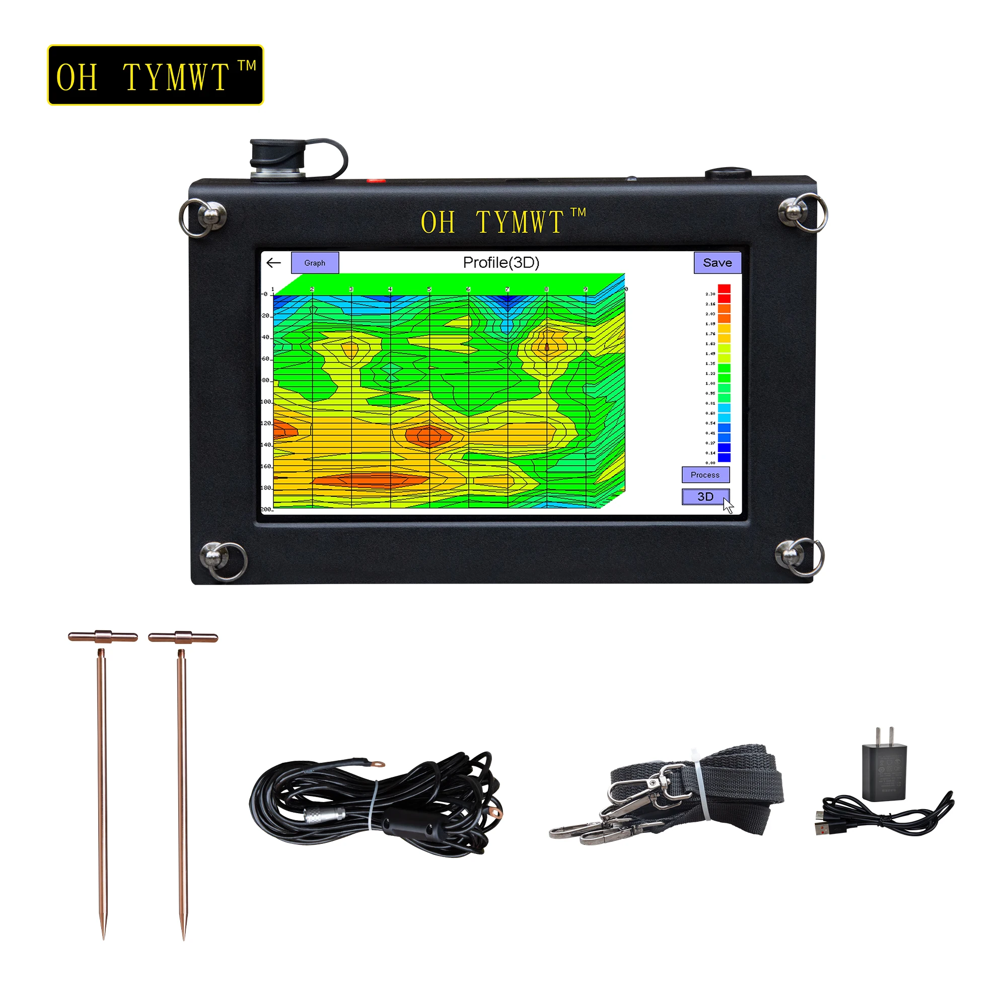 

TYM-S Series Ground Borehole Water Detector Underground Finder Well Water Drilling 400m