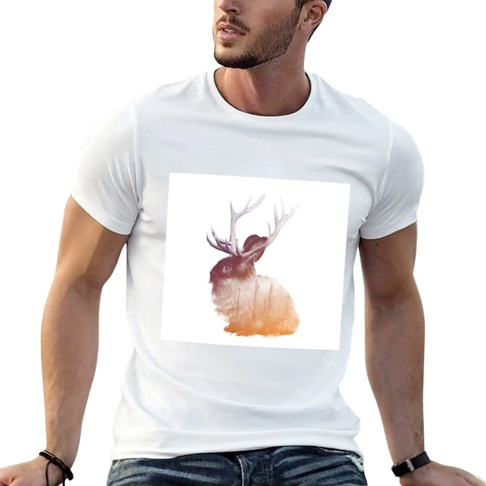 

shirt for pack cotton Jackalope man t shirts Desert for cotton t T-Shirt man percent 100 t man shirt cotton
