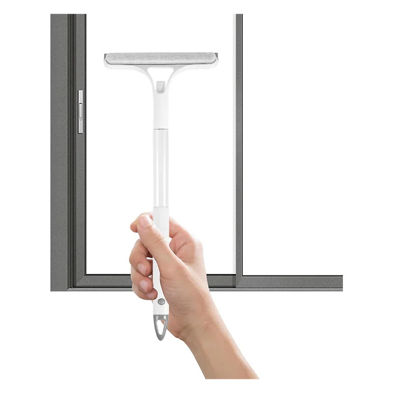 Streak-Free Squeegee, Cleans Glass & Tiles Perfectly. 21x16cm, White, for Windows & Mirrors - Image 4