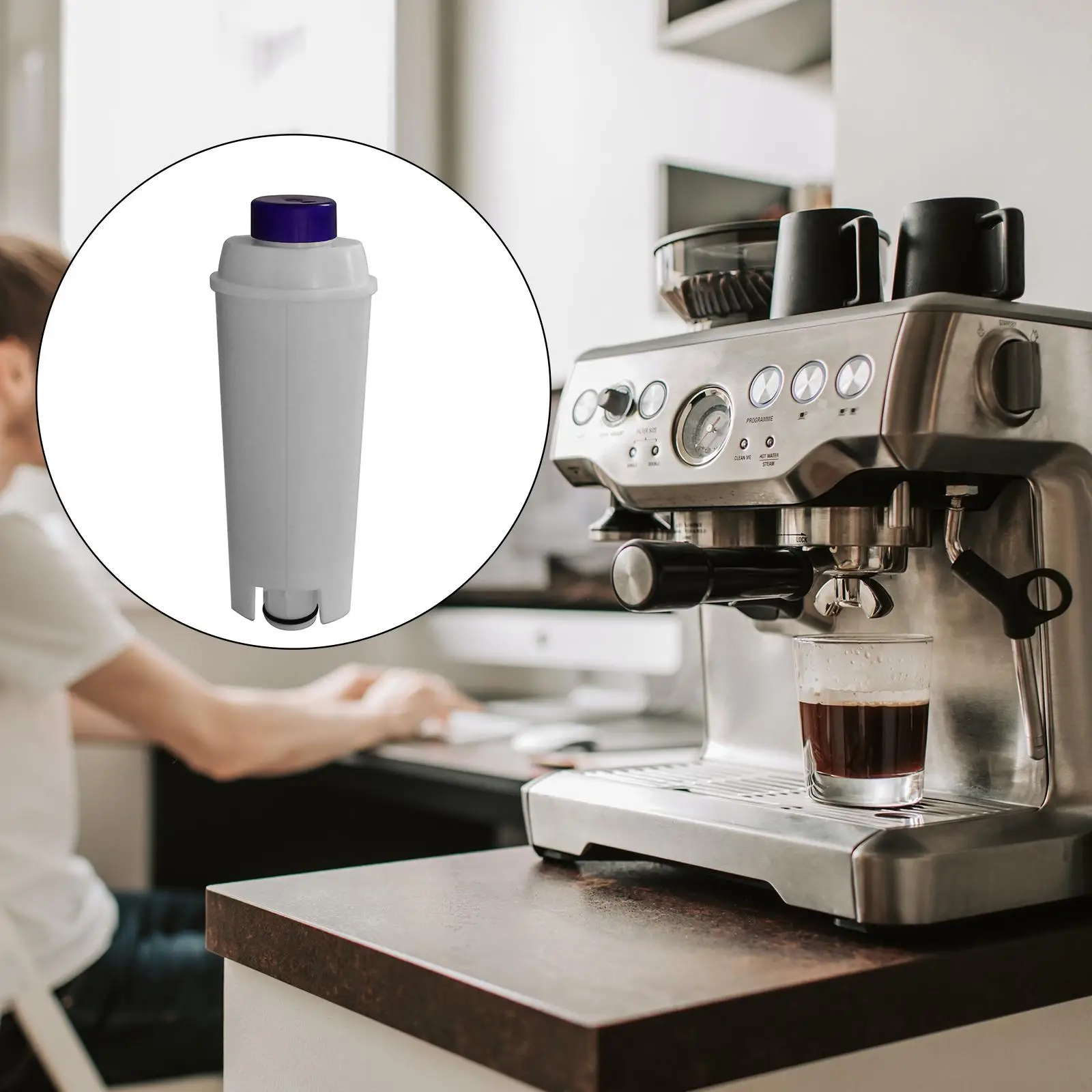 Water Filter Cartridge with Activated Charcoal Softener for DLSC002 SER3017