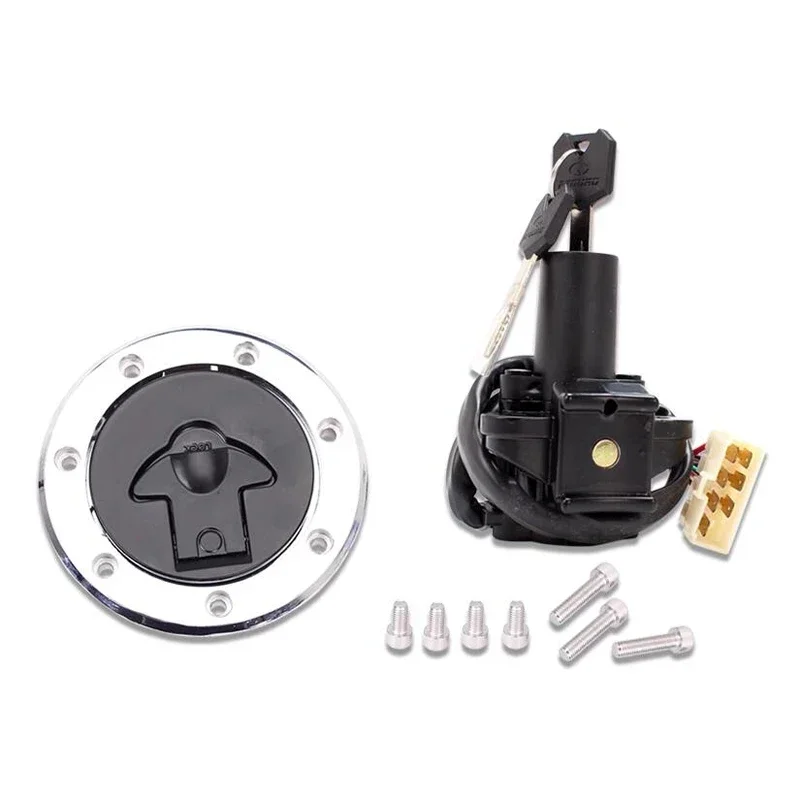 

Motorcycle Ignition Fuel Gas Tank Cap Cover Lock for Kawasaki Ninja ZXR250 ZZR250 ZZR400 ZRX400 ZZR600 ZXR400 Zephyr 400