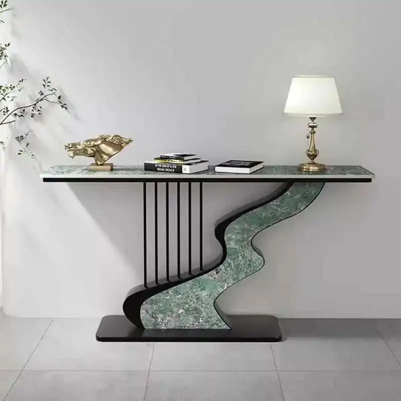 الحديثة الشمال طاولة وحدة التحكم تصميم الجمال عرض غرفة المعيشة وحدة التحكم الجدول الفاخرة مدخل قاعة Woonkamer Tafel الأثاث
