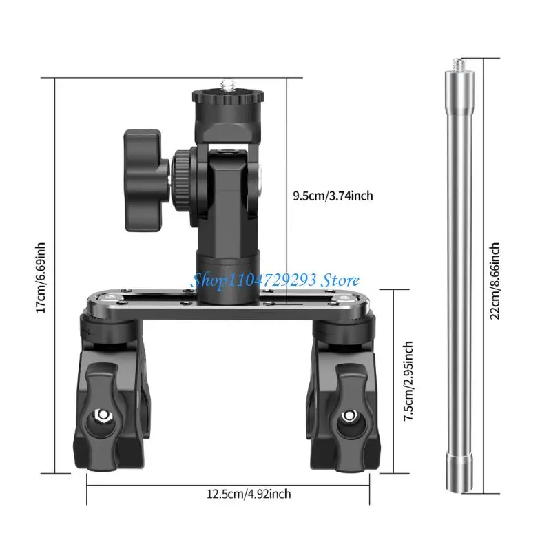 

Multiple Adventure Vehicle Camera Bracket Reinforced Clamp For Rough Roads