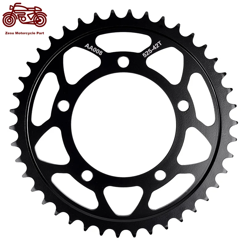 525-42T 525 42 Tooth Motorcycle Rear Sprocket 20CrMnTi For Aprilia 1100TuonoV4 RR 1100 Tuono V4 Factory 1100 Tuono V4 Superpole