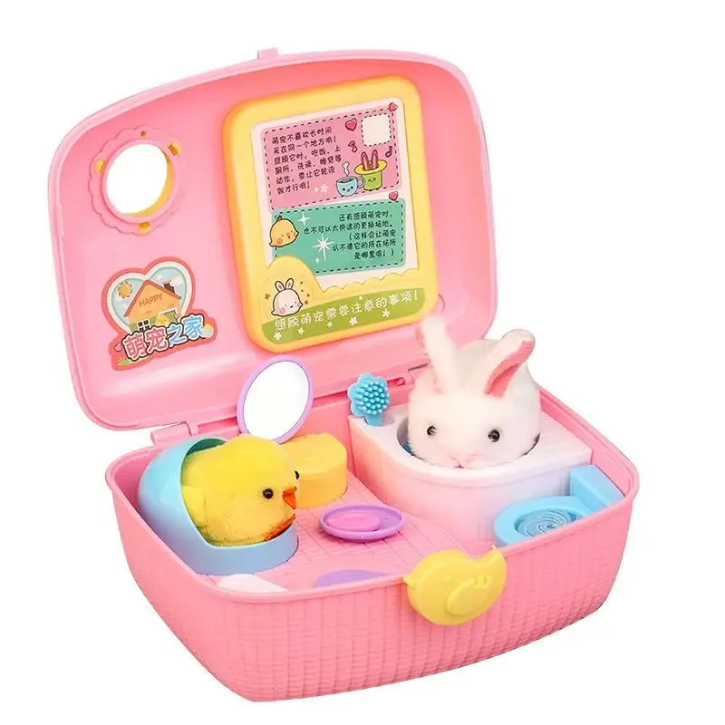 Casa per allevare il pulcino Ragazzo e ragazza Simulazione della principessa Casa da gioco Giocattoli per animali domestici