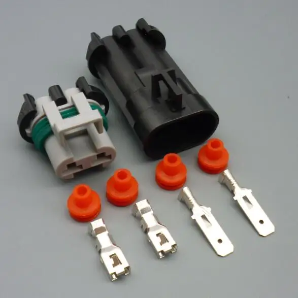 

1J0973802 1J0973702 DJ7022A-1.5-21 2Pin Waterproof Auto Connector for Universal Vehicle Wiring Repair