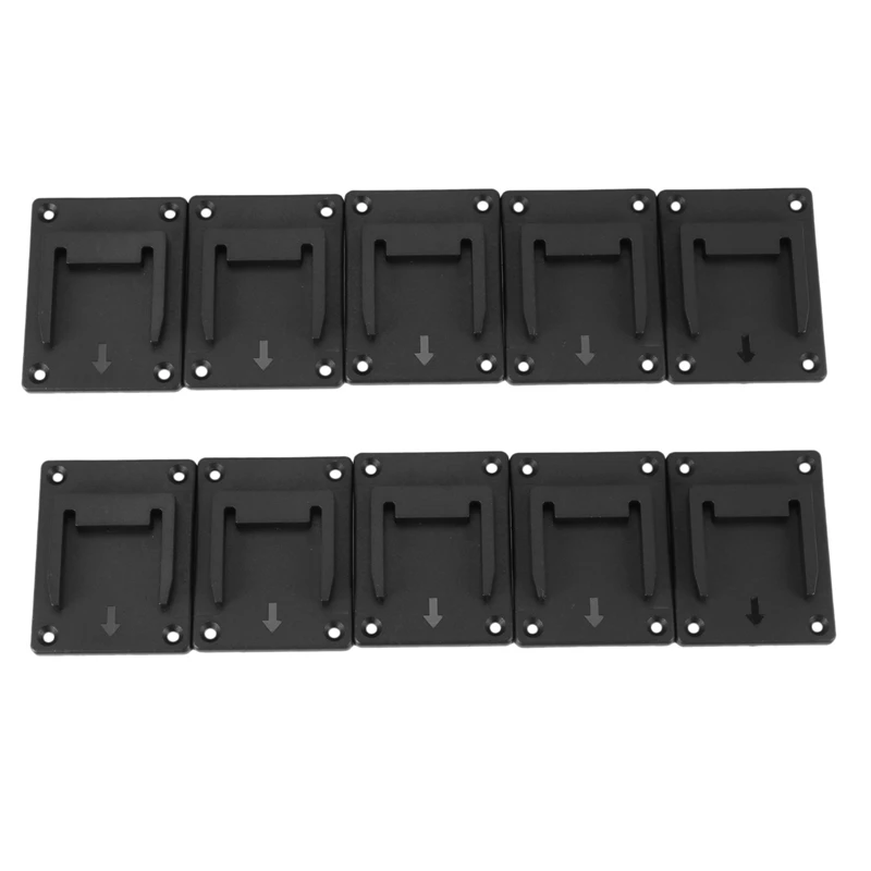 

30Pcs Machine Holder Wall Mount Storage Bracket Fixing Devices For Makita 18V Electric Tool Battery Tools Black