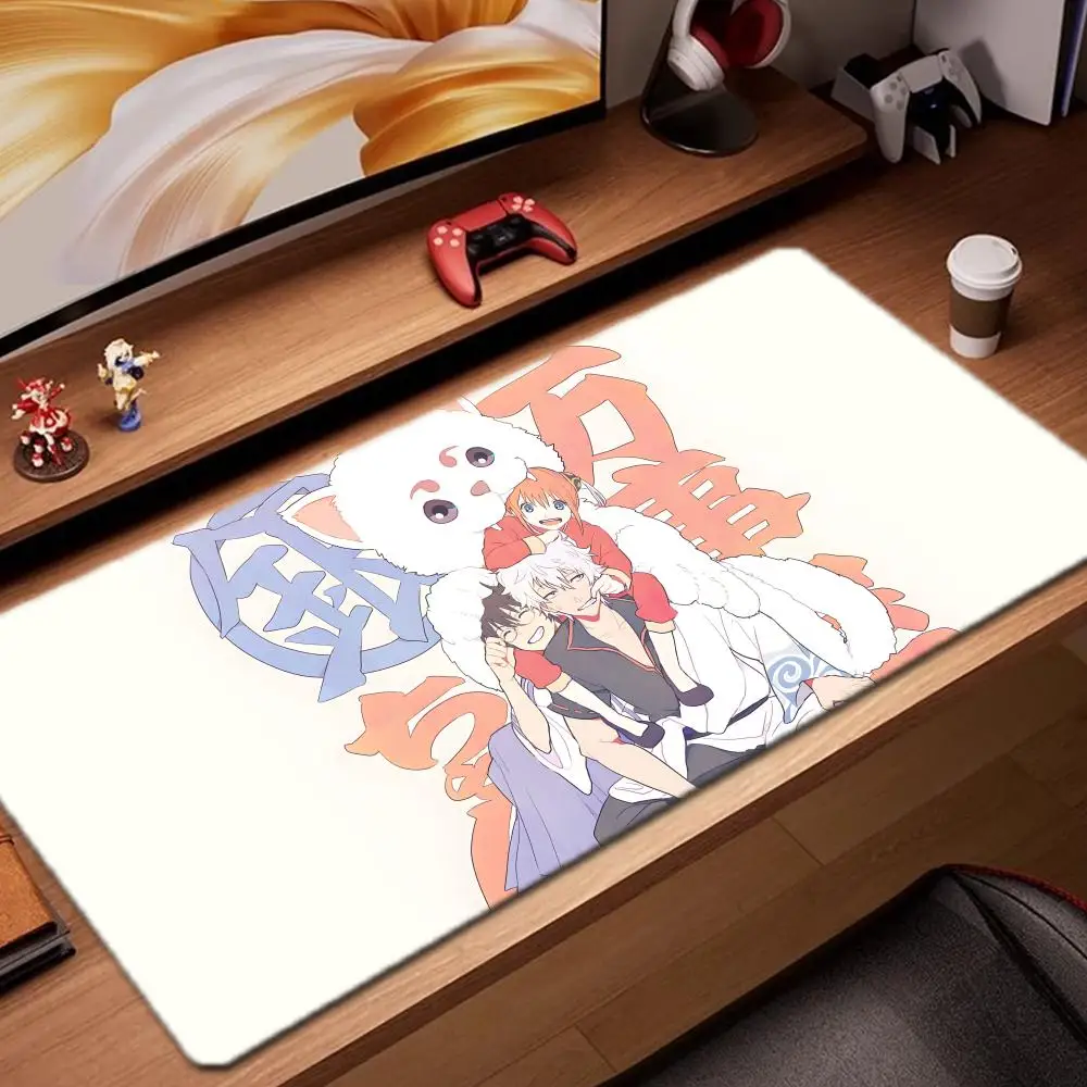 

Anime gintama wallpaper Mouse Pad Game Accessories keyboard pad XXL large locking edge 900X400 mm table mat Gaming mousepad