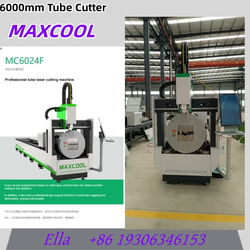 2025 Raytools Auto Focus Laser Metal Tube Cutter Engraver 6000mm 3000watt 4000watt MAX Raycus Lazer Round Tube Cutter Prices