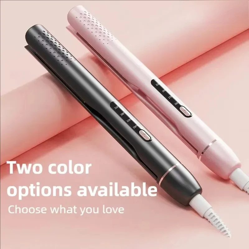 

Выпрямитель для волос 2 в 1, щипцы для завивки волос, профессиональный зажим для выпрямления, быстрый нагрев с ЖК-дисплеем, инструмент для укладки