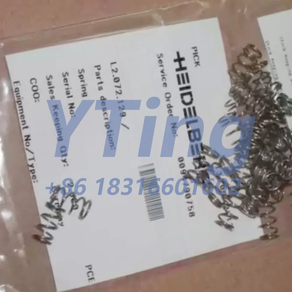 Heidelberg Printing Machine Accessories SM74 CD74 XL75 Original Pull Gauge Fixing Screw Spring L2.072.129
