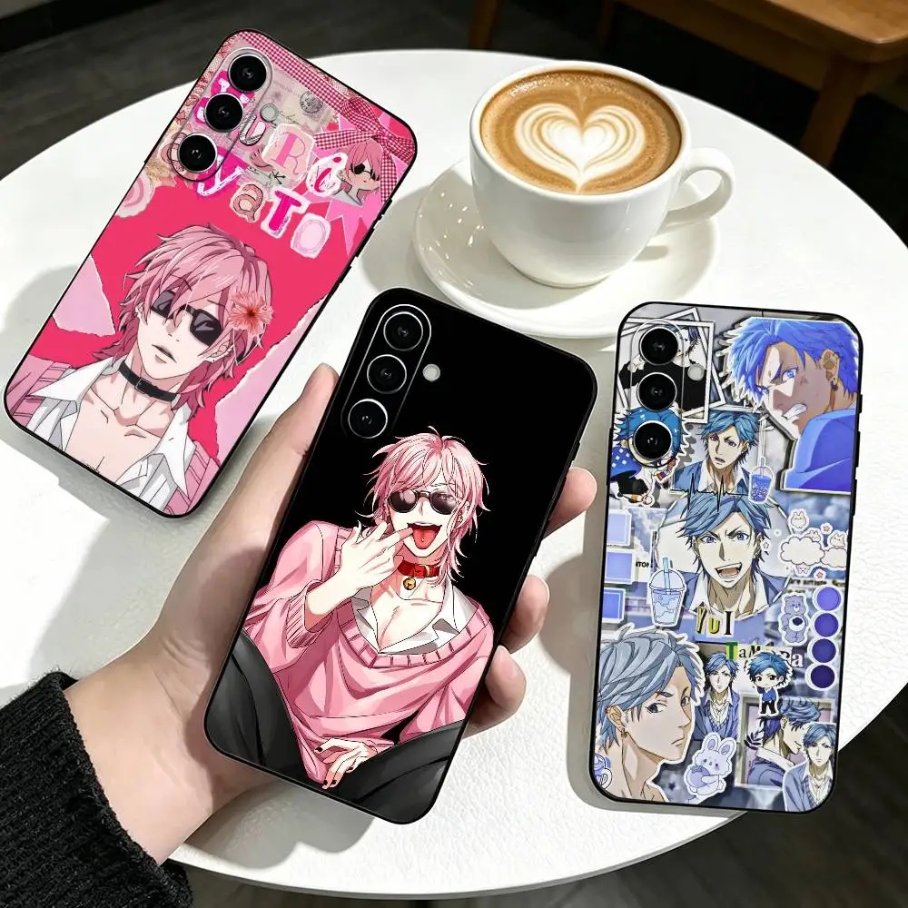 Yarichin Club Ayato Yuri   Phone Case Black Silicone Soft For Samsung Galaxy A73,A72,A71,A70,A53,A52,A51