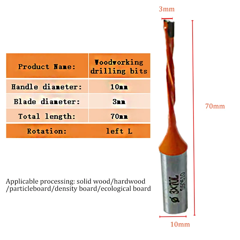 Wiertło do drewna ze stali wolframowej do maszyn Cnc