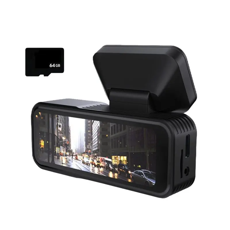 

Автомобильный видеорегистратор Y43A-A215 4K UHD 2160P с памятью 64 ГБ, система с 2 камерами (фронтальная и задняя) с углом обзора 170° ° Широкоугольное ночное видение