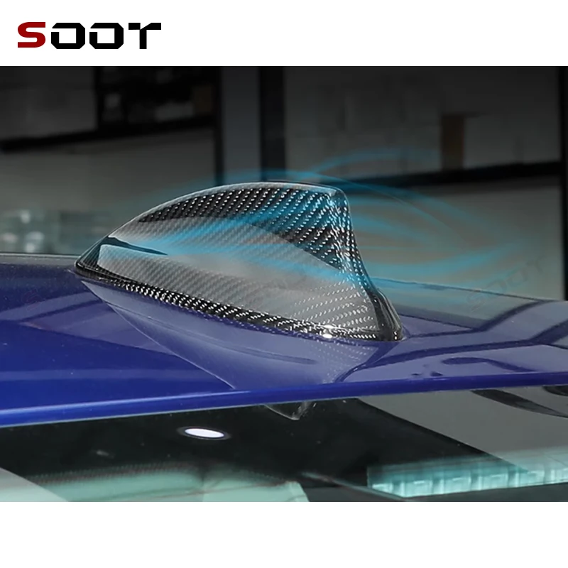 

For BMW 3 4 5 6 7 series F34 G20 G22 G30 G38 G32 G12 Carbon fiber antenna cover shark fin signal cover decorative cover Auto Par