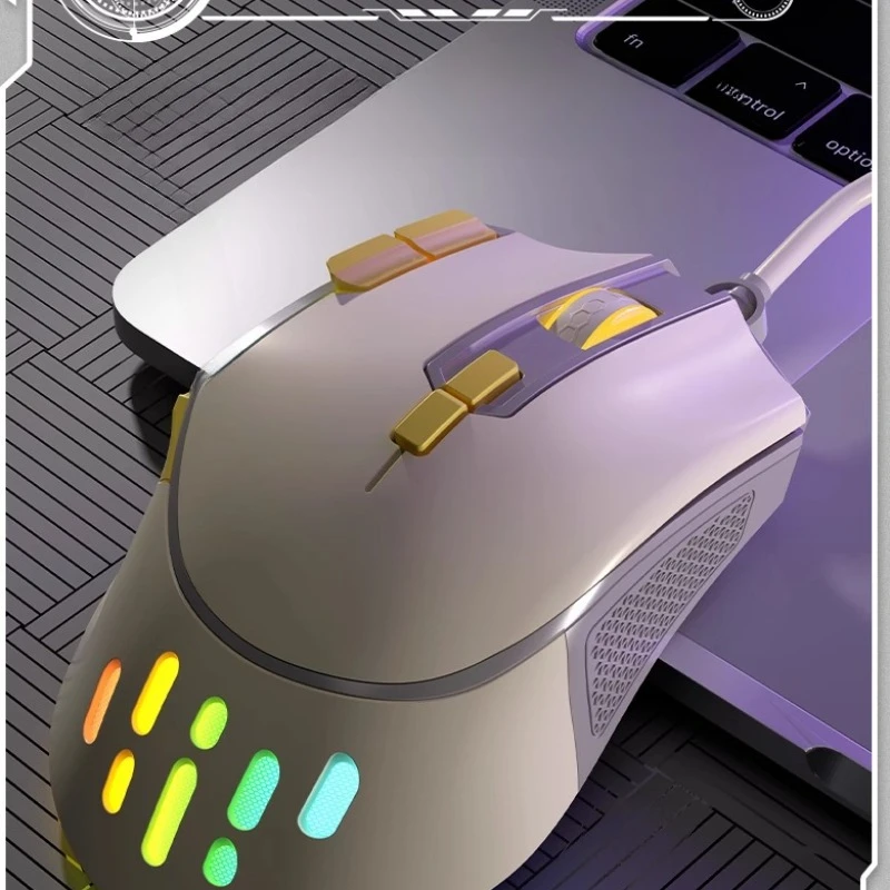 

Desktop computer gaming mechanical wired mouse usb notebook office