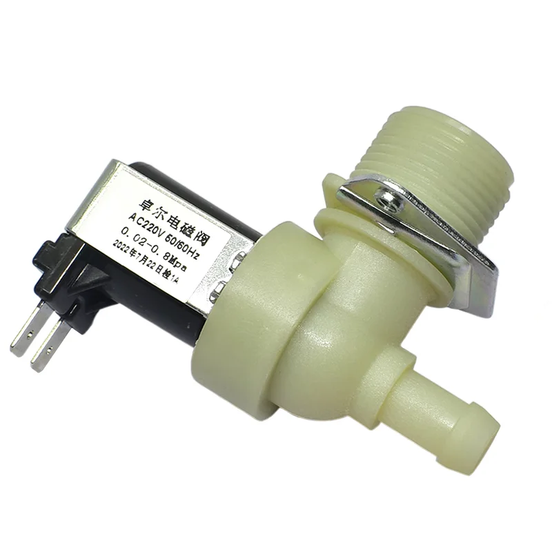 Universal ice maker inlet valve AC220V solenoid valve plastic 6-point water flow switch water supply valve