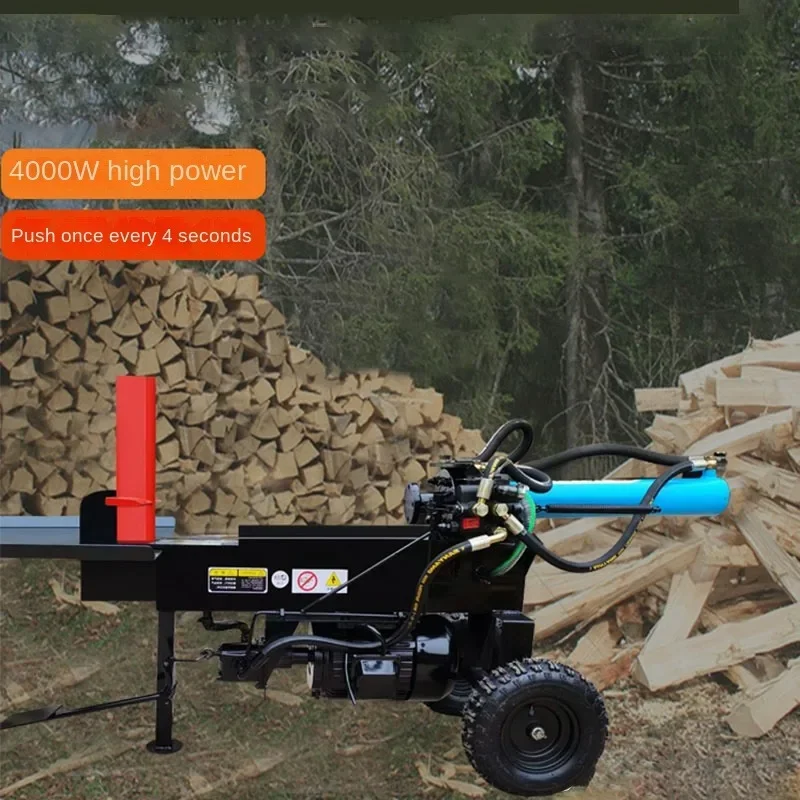 10TLarge-scale wood splitter hydraulic electric mountain ax felling wood chopping wood splitting artifact