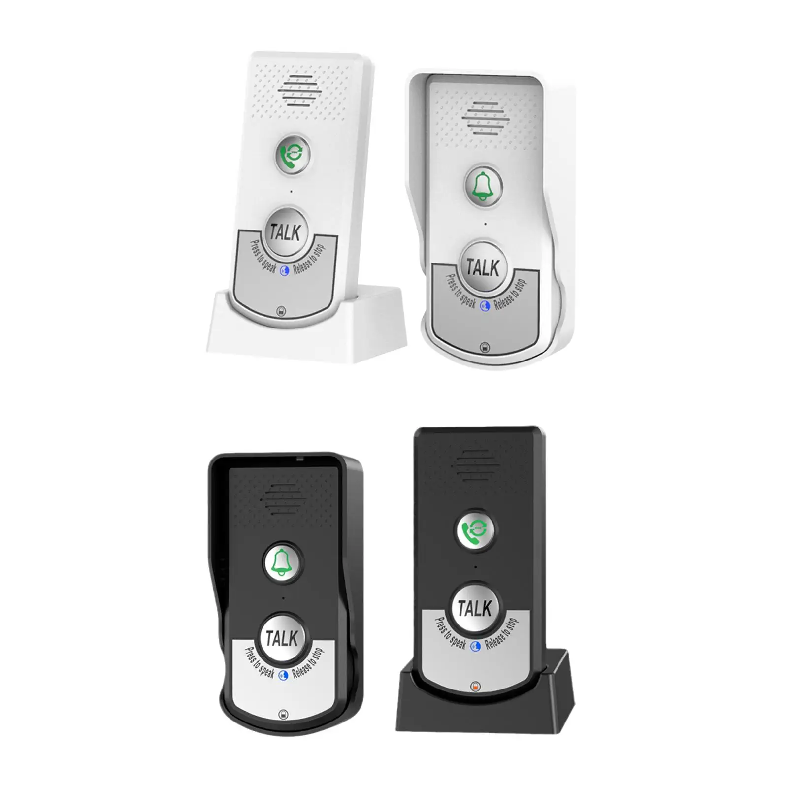 2 Way Talk Doorbell Intelligent Wireless Intercomunicador Electronic Doorbell for Classroom Home Hotel Office Elderly Children