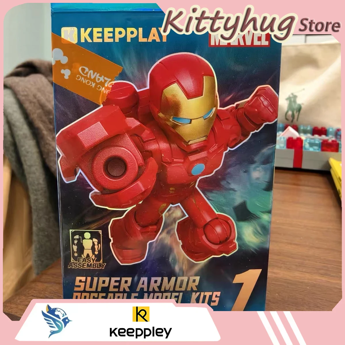

Keeppley Marvel Comics Super Mega Building Block Man Iron Man Toy Boy'S Gift Christmas Gift