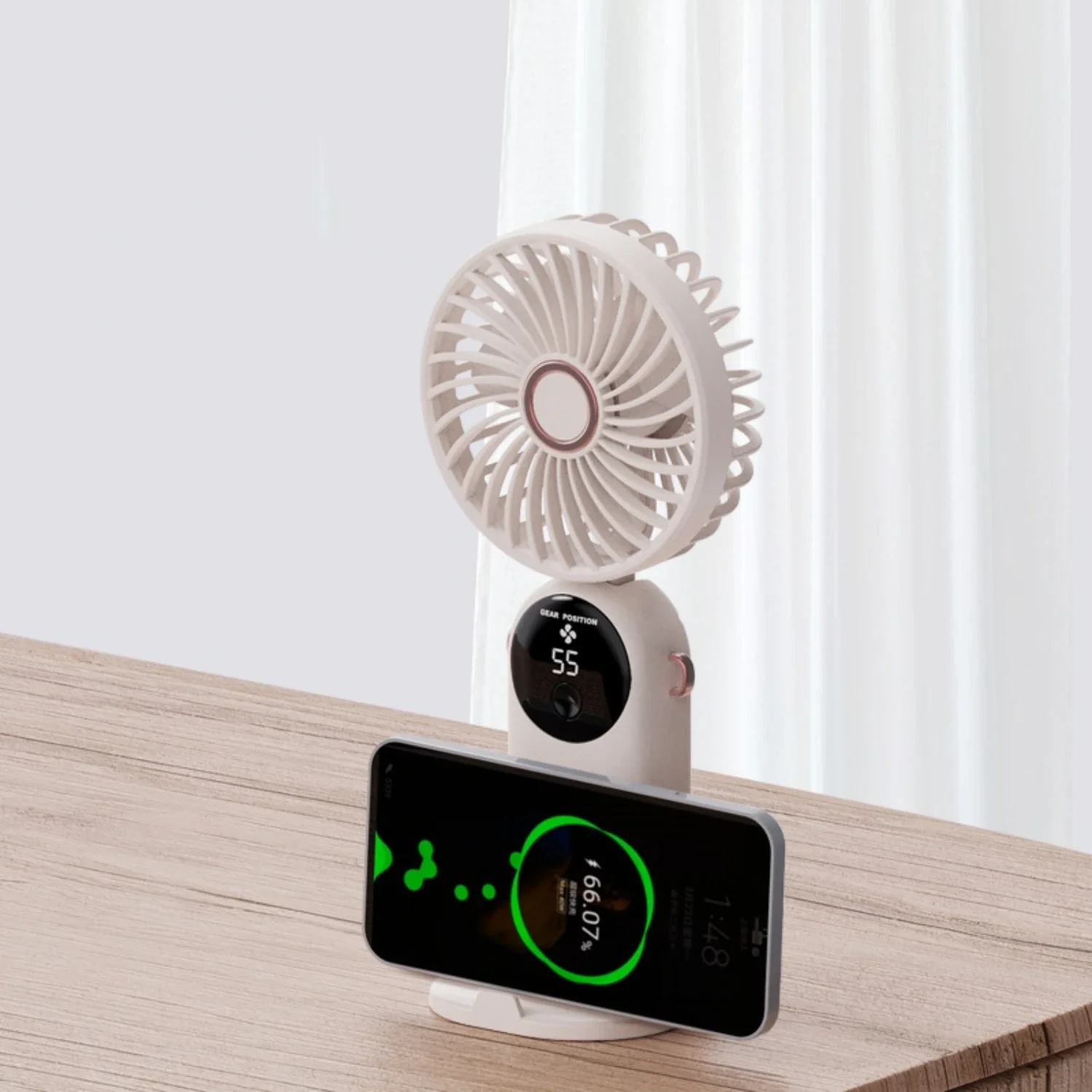 Idealny przenośny i wydajny wentylator osobisty zasilany bateryjnie dla artystów i techników w podróży - idealny do makijażu i rzęs