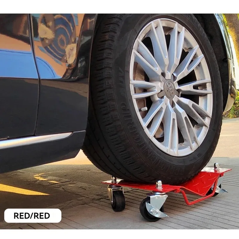 Mobile seat wheeled cart property trailer car mover universal wheel motorcycle car transfer tool car shifter